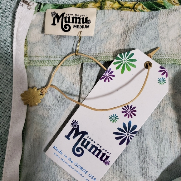 NWT! Show Me Your MuMu pineapple dress - Picture 10 of 10